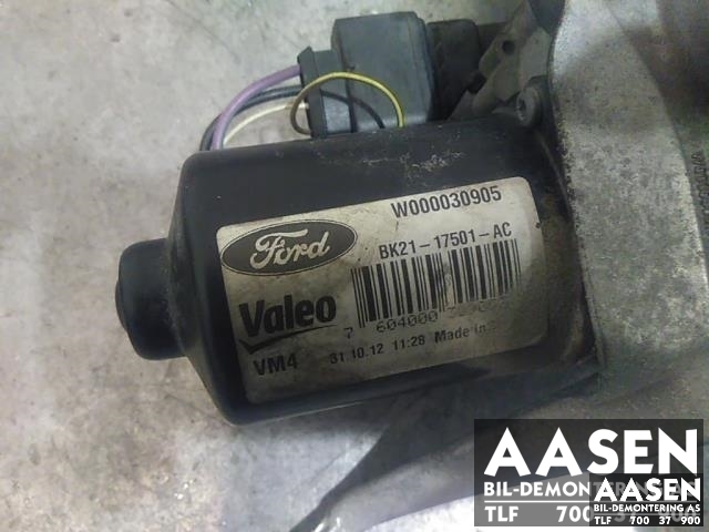 Viskermotor foran venstre til Ford Transit Custom 2013-2023 (Type I)  (VALEO|BK21-17501-AC|)
