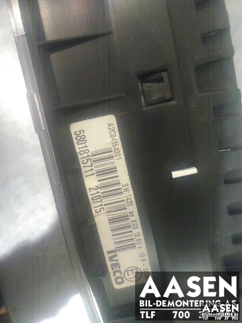 Instrumentpanel til Iveco Daily 2014-->> (Type VI)  (5801815711|)