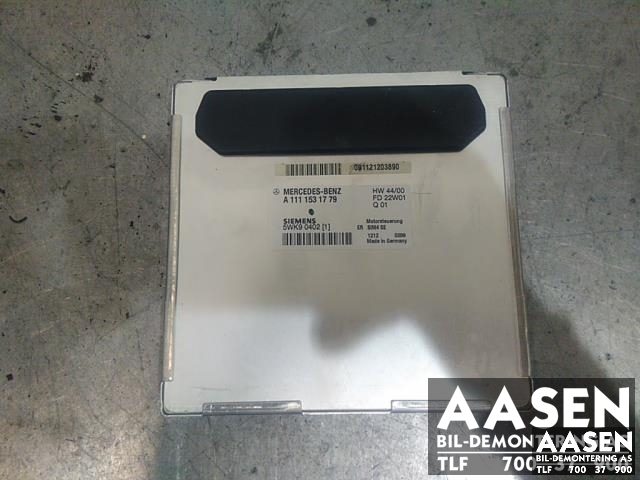 Styreenhet motor til Mercedes C-Klasse 2000-2004 (Fase 1) (W203) (W203) (SIEMENS|A1111531779|)