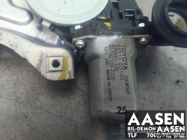 Ruteheis venstre bak til Toyota Corolla 2007-2013  (DENSO|85710-0D100|)