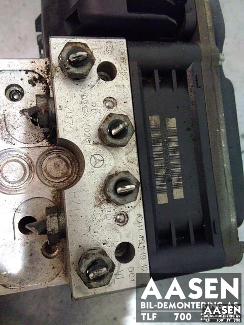 ABS sentral til Mercedes E-Klasse 2006-2009 (Fase 2) (W211) (W211) (BOSCH|A 211 431 16 12|A 211 431 21 12|A2114311912)