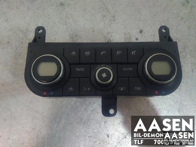 Varmeapparat betjening til Nissan Qashqai, 2007-2010 (Type I, Fase 1)  (CALSONIC KANSEI|27500JD45C)
