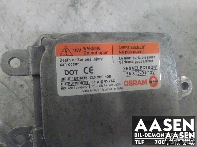 Styreenhet xenon/ballast til Škoda Octavia 2005-2008 (Type II, Fase 1) (OSRAM|1Z0 941 641 A|)