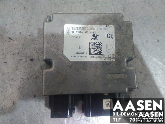 Airbag elektronikk til Ford Fiesta, 2013-2017 (Type VI, Fase 2)  (C1BT-14B321-CE)