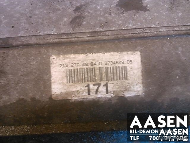 Girkasse automat til Mercedes E-Klasse 2009-2013 (Fase 1) (W212) (W212) (A 204 270 46 07|722996|)