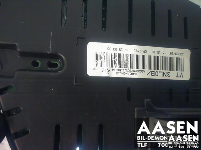 Instrumentpanel til Nissan Leaf 2011-2017 (Type I)  (248103NL0B|)