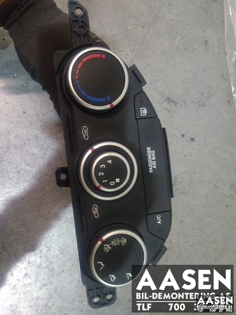 Varmeapparat betjening til Kia Picanto 2011-2017 (Type II)