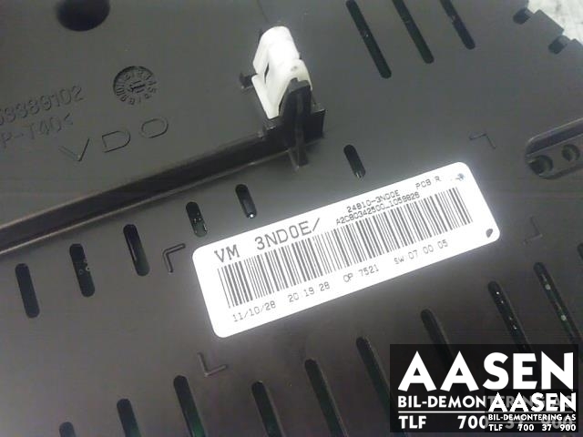 Instrumentpanel til Nissan Leaf 2011-2017 (Type I)  (24810-3ND0E|)