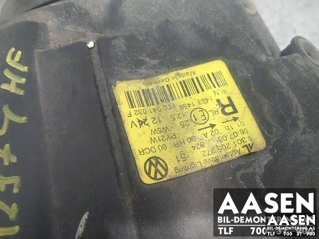 Frontlykt høyre xenon til VW Touran 2003-2006 (Type I, Fase 1)  (AL|1T0941032F|)
