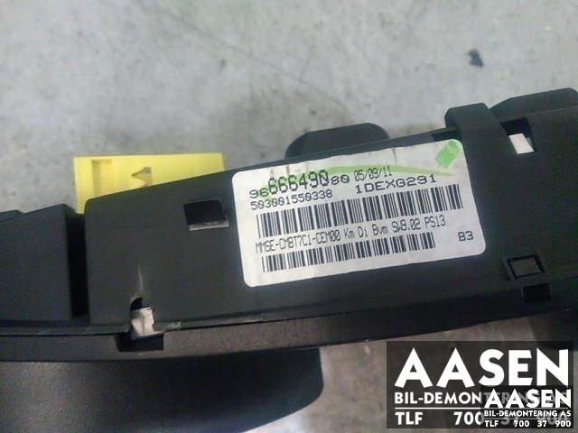 Instrumentpanel til Peugeot 308 2011-2013 (Type I, Fase 2)  (9666649080|)