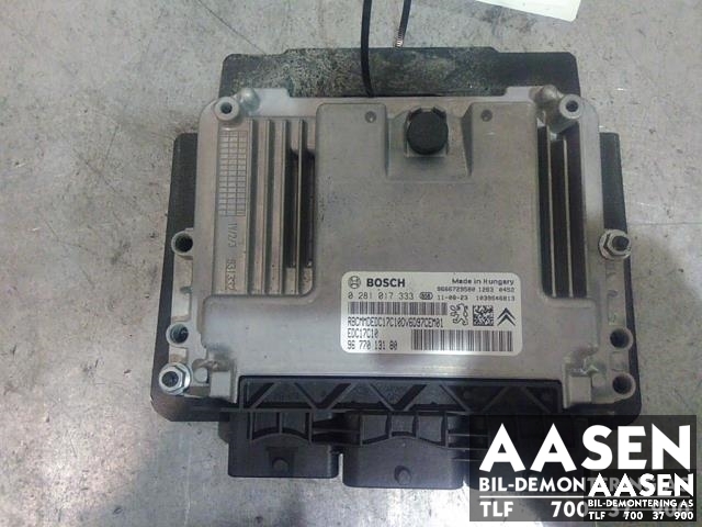 Styreenhet motor til Peugeot 308 2011-2013 (Type I, Fase 2) (BOSCH|9677013180|0281017333|)