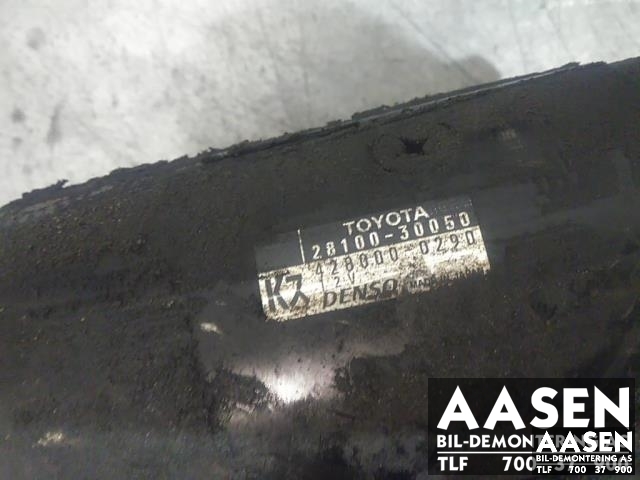 Starter diesel til Toyota Hilux 2002-2005  (DENSO|28100-30050|)
