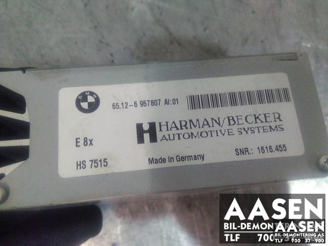 Bilstereo forsterker til BMW X3 2003-2006 (Fase 1) (E83) (E83) (65 12 6 957 807|)