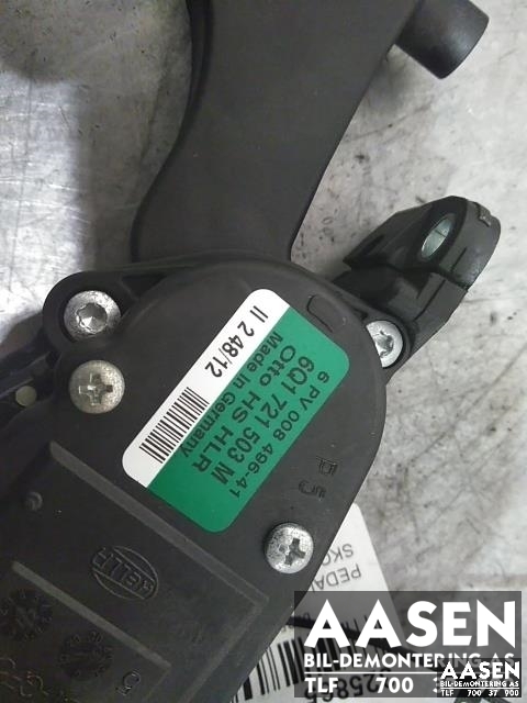 Pedal gass til Škoda Rapid 2012-2019  (HELLA|6Q1 721 503 M|)