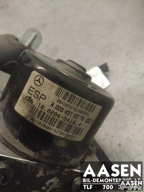 ABS sentral til Mercedes C-Klasse 2000-2004 (Fase 1) (W203) (W203) (ATE|A 004 431 25 12|A 004 431 62 12|A2095452932)