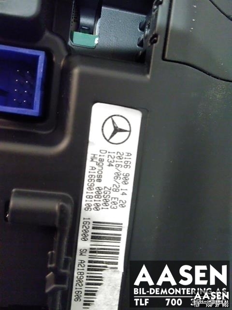 Bilstereo navigasjon skjerm til Mercedes A-Klasse 2012-2018 (W176) (W176) (A1669001420|A 166 900 44 21|A 166 900 81 22)