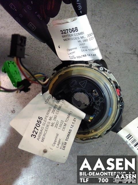 Airbag slepering til Mercedes ML, 2005-2011 (W164) (W164) (A1714640518)