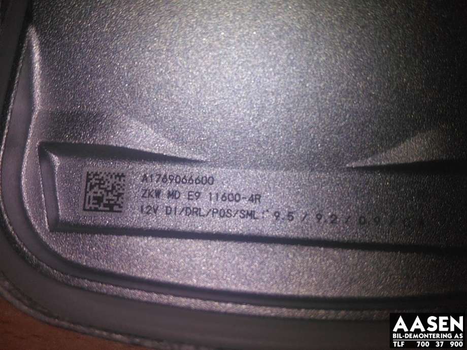 Styreenhet xenon/ballast til Mercedes A-Klasse 2012-2018 (W176) (W176) (A 176 906 66 00|)