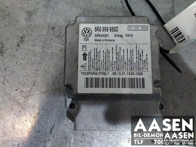 Airbag elektronikk til VW Golf VI 2008-2012 (5K0 959 655 D|)