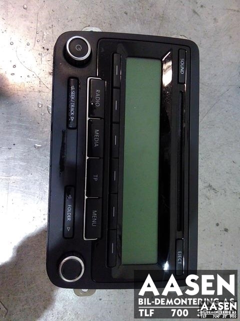 Bilstereo til VW Golf VI 2008-2012 (BLAUPUNKT|1K0035186AA|)