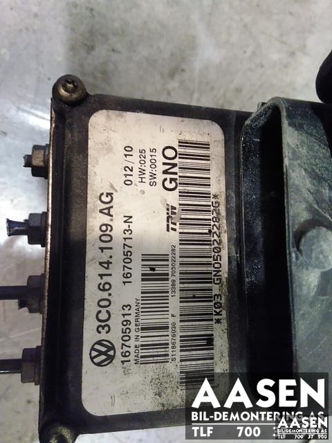 ABS sentral til VW Passat 2005-2010 (B6) (B6) (TRW|3C0 614 109 AG|)