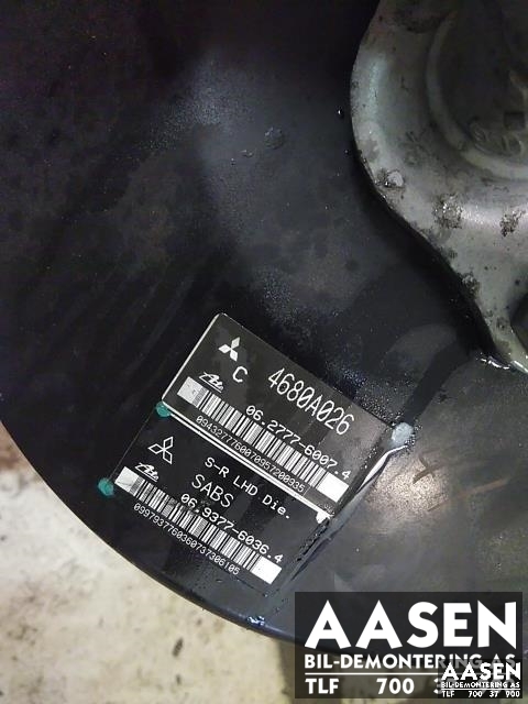 Bremsekraft-forsterker til Mitsubishi Outlander 2007-2010 (Type II, Fase 1)  (ATE|4630A109|4680A026|)