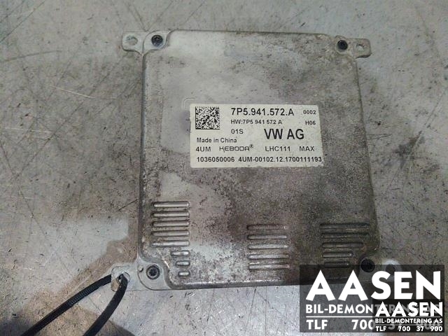 Styreenhet xenon/ballast til VW Golf VII, 2017-2020 (Fase 2)  (7P5941572A)