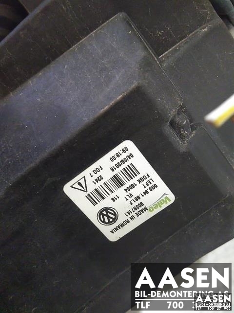 Tåkelykt venstre foran til VW Golf VII 2017-2020 (Fase 2)  (VALEO|5G0 941 661 F|)