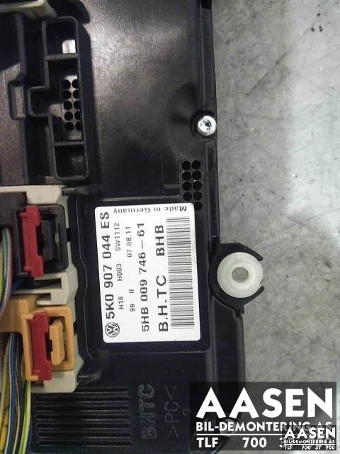 Varmeapparat betjening til VW Golf VI 2008-2012 (5K0 907 044 ES|)