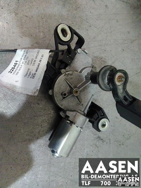 Viskermotor bakrute til VW Golf VI, 2008-2012  (BOSCH|5K6 955 711 B)