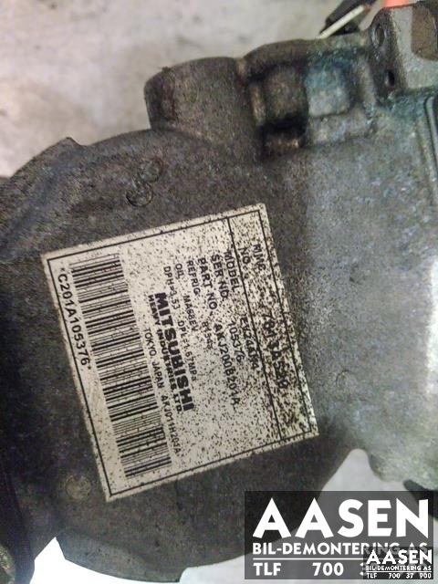 Aircondition kompressor elbil til Peugeot iOn 2011-2020  (MITSUBISHI|16 093 344 80|7813A520|)