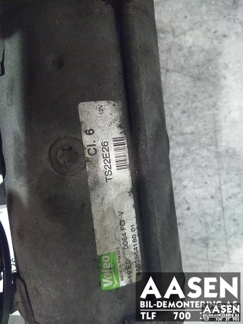 Starter diesel til Peugeot 207 2006-2012  (VALEO|5802 AE| 16 381 168 80|5802 CE|9662854180 01)
