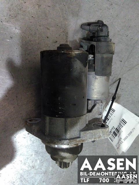 Starter til Audi A3 2003-2008 (Type II, Fase 1) (02T 911 023 M|02T 911 023 MX|)