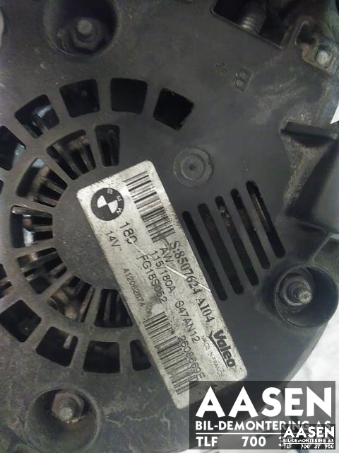 Dynamo diesel til BMW X1 2009-2015 (E84) (E84) (VALEO|12 31 8 509 023|8507624 AI04|)