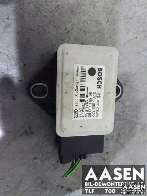 Sensor akselerasjonssensor/ESP DUO til Citroën Berlingo, 2008-2015 (Type II, Fase 1)  (BOSCH|9666173080)