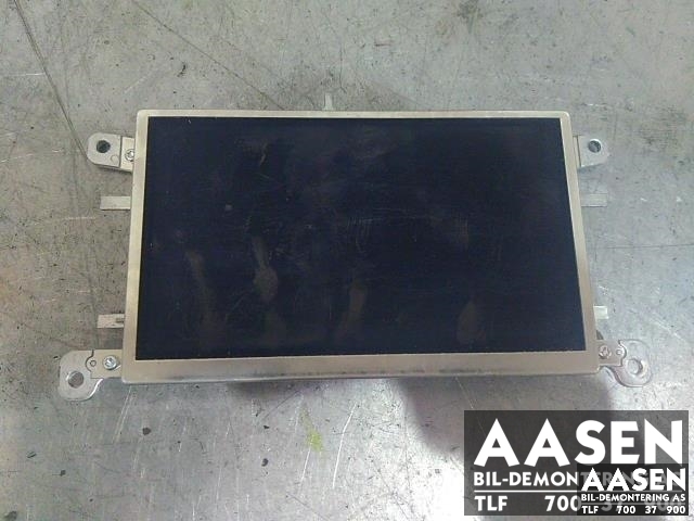 Bilstereo navigasjon skjerm til Audi Q5 2008-2012 (Type I, Fase 1) (PANASONIC|8T0919603E|)