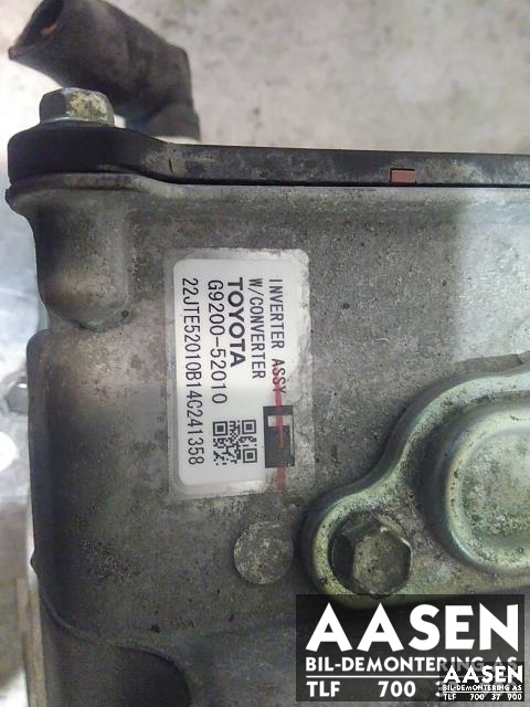 Inverter hybrid til Toyota Yaris 2014-2020 (Type III, Fase 2)  (G9200-52010|)