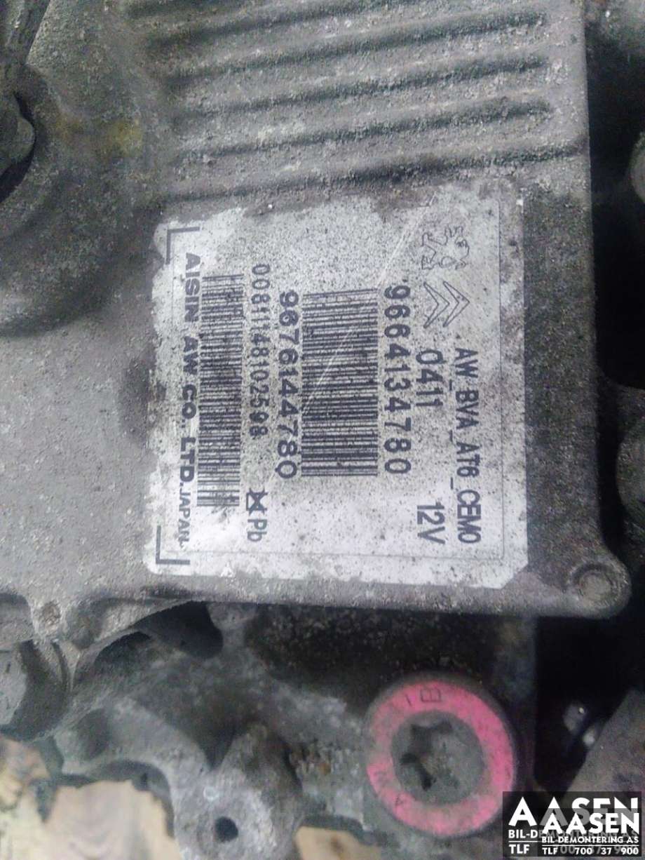 Girkasse automat til Peugeot 508 2011-2014 (Type I, Fase 1)  (96 761 447 80|16 064 973 80|)