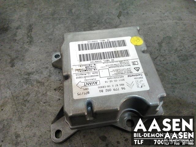 Airbag elektronikk til Citroën C4 2011-2017 (Type II) (6546 CE|96 786 915 80|6546 CF)