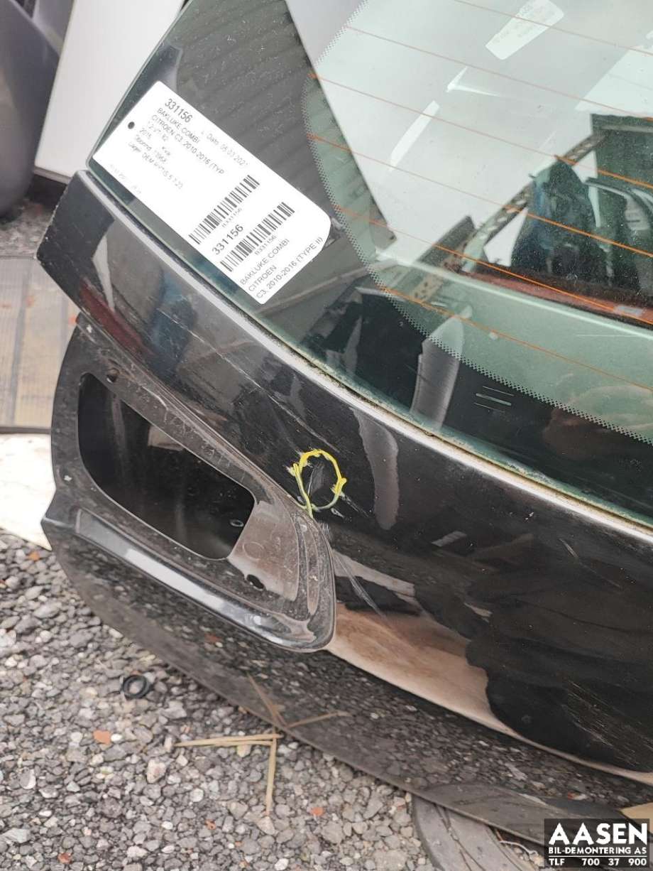 Bakluke combi til Citroën C3 2010-2016 (Type II)  (8701 CG|8701 CH|)