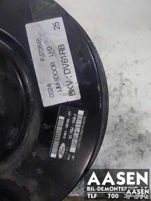 Bremsekraft-forsterker til Ford Focus 2014-2018 (Type III, Fase 2)  (ATE|2258870|DV61-2B195-RB|)