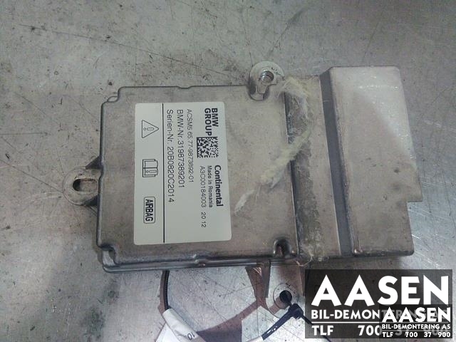 Airbag elektronikk til BMW 3-Serie, 2018-->> (G20) (G20) (CONTINENTAL|31 98 7 389 201)