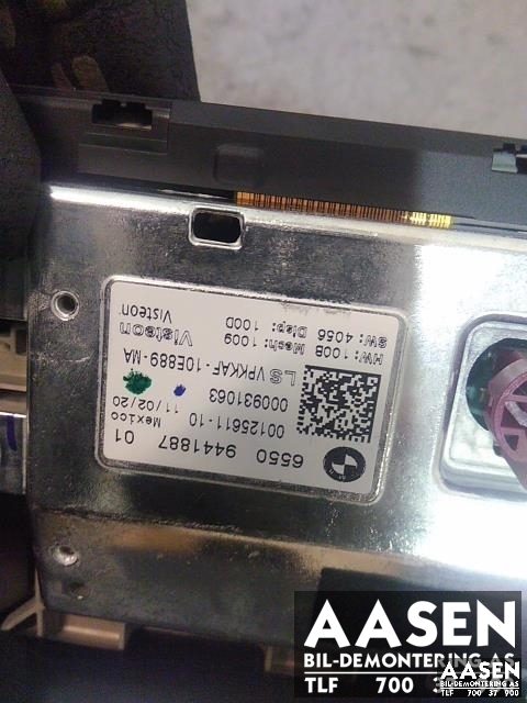 Bilstereo navigasjon til BMW 3-Serie 2018-->> (G20) (G20) (6550 9441887 01|)