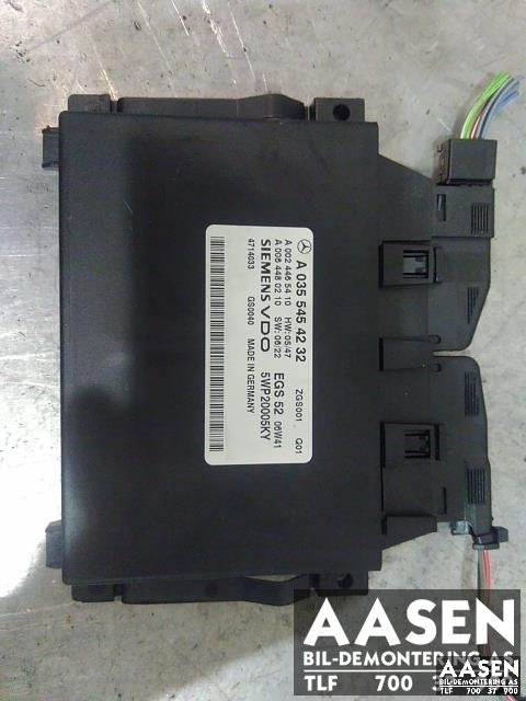 Styreenhet diverse til Mercedes E-Klasse, 2006-2009 (Fase 2) (W211) (W211) (SIEMENS|A0355454232)
