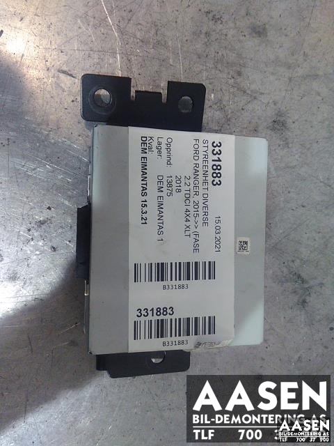 Styreenhet diverse til Ford Ranger / Ranger Raptor, 2015-2022  (18085131248)