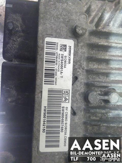 Styreenhet motor til Peugeot Expert 2007-2016 (Type II)  (SIEMENS|9661642180|)