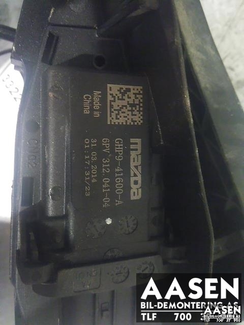 Pedal gass til Mazda 6 2013-2015 (Type III, Fase 1)  (GHP9-41600-A|)