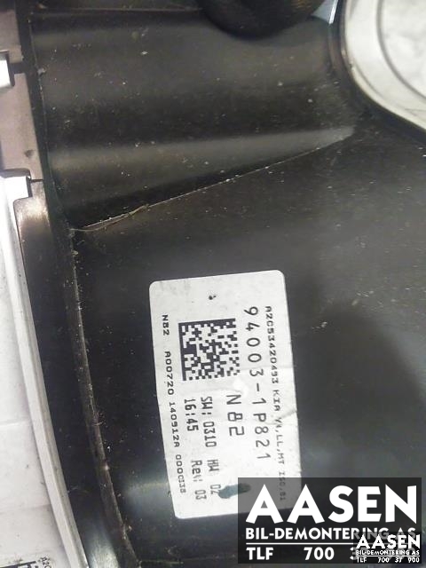 Instrumentpanel til Kia Venga 2010-2017  (94003 1P821|)