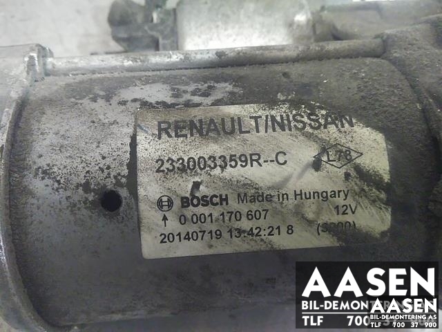 Starter diesel til Nissan X-Trail 2014-2022 (T32) (T32) (BOSCH|2330000Q2E|233003359R-C|)