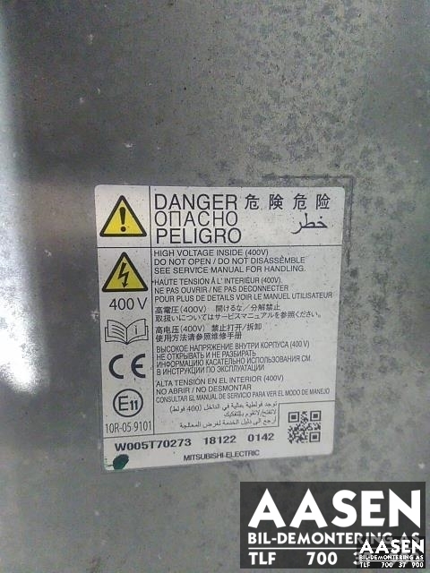 Batterilader (OBC - On Board Charger) til Peugeot Partner 2015-2019 (Type II, Fase 2)  (MITSUBISHI|W005T70273 18122 0142|)